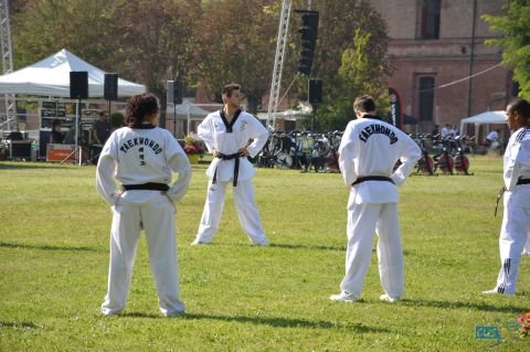 Manifestazione sportiva alla Cittadella