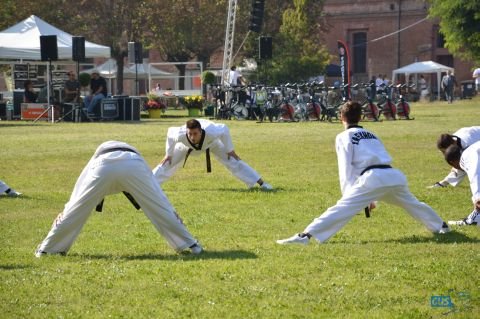 Manifestazione sportiva alla Cittadella