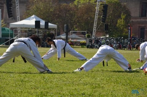 Manifestazione sportiva alla Cittadella