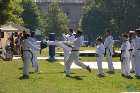 Manifestazione sportiva alla Cittadella