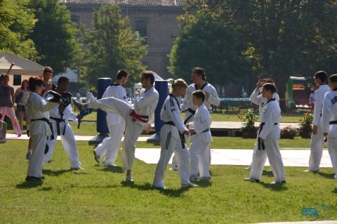 Manifestazione sportiva alla Cittadella