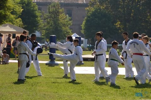 Manifestazione sportiva alla Cittadella