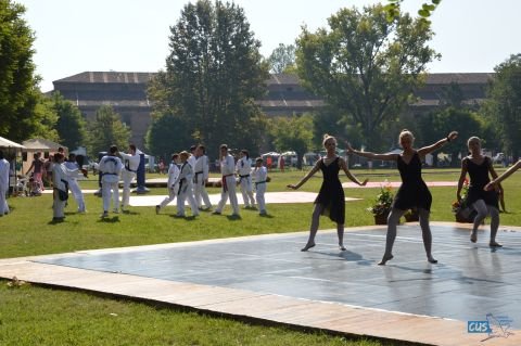 Manifestazione sportiva alla Cittadella