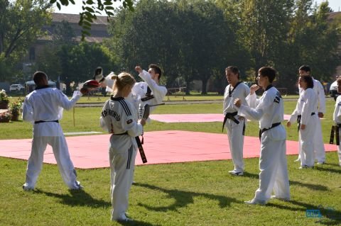 Manifestazione sportiva alla Cittadella