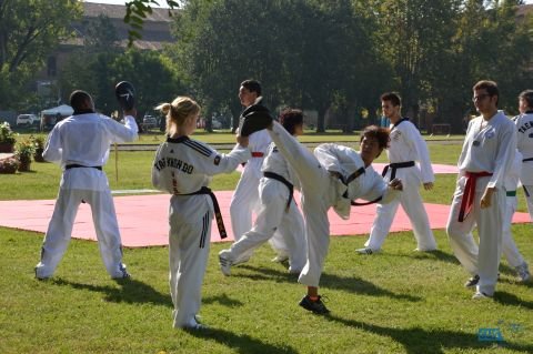 Manifestazione sportiva alla Cittadella