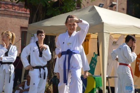 Manifestazione sportiva alla Cittadella