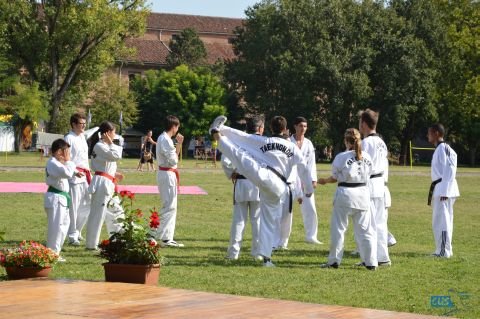 Manifestazione sportiva alla Cittadella