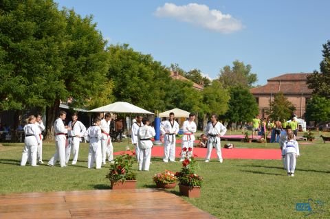 Manifestazione sportiva alla Cittadella